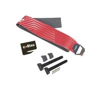 Colltex - Cut-to-fit climbing skins - Sad Lucendro Hexagon + Camlock - Size 110 mm - Red Red 110 mm