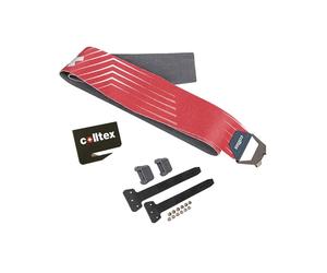 Colltex - Seal skins to cut - Sad Lucendro Étrier Hexagon + Camlock À Monter - Size 120 mm - Red Red 120 mm