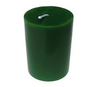 Collumino 65 Hour Forest Green Pillar Candle Solid Colour Size 10 x 7 cm Dinner Bistro Table Candle