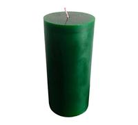 Collumino Pillar Candle, Long Burn Time, Dinner Bistro Table Church Wedding Candle (Forest Green, 7 x 15 cm)