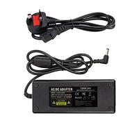 COLM 24V 5A Power Supply Adapter 120W Converter 100-240V AC to DC 24 Volt 5Amp 5 Amp Power Adapter Transformer 4.5A 4A 3.5A 3A for LED Strip Light CCTV Security System