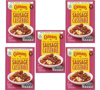 Colman's Bundle with Colman’s Sausage Casserole Recipe 39g - (Pack of 5) Mix perfect with mash quick to prepare casserole mix seasoning