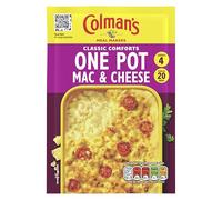 Colman's Classic Comforts One Pot Mac and Cheese Meal Maker delicious topped with cherry tomatoes recipe mix for a hearty midweek meal in 20 minutes 40 g