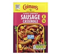 Colman's Classic Comforts Sausage Casserole Meal Maker quick to prepare casserole mix with a blend of herbs and spices for a delicious family meal 10x 39 g