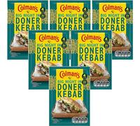 Colmans Doner Kebab Big Night In Fakeaway Seasoning Mix 38g (Pack of 6)