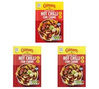 Colman's Midweek Meals Hot Chilli Con Carne Meal Maker mix perfect with white rice for a protein-boosting meal† 37 g (Pack of 3)