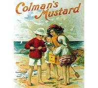 Colmans Mustard - Retro Vintage Metal Sign, Plaque, Decorative Wall Art, 2 Sizes (A4. 21 x 28cm)