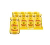 Colman's Original English Mustard Mustard made with double-milled, superfine condiment for spicing up your meals 8x 170 g