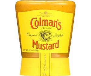 Colman's Original English Squeezy Mustard 150g - Pack of 2