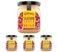 Colman's Seafood Sauce crafted in Britain perfect condiment for a prawn cocktail 155 ml (Pack of 4)
