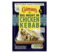Colman's Weekend Wonders Chicken Kebab Meal Maker recipe mix spice mix for a takeaway-style family meal perfect with pitta bread 30 g