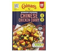 Colman's Weekend Wonders Chinese Chicken Curry Meal Maker spice mix perfect with white rice for a protein-boosting meal† 47 g