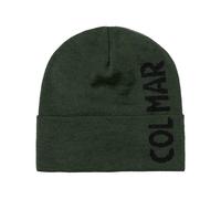 Colmar - Beanie with lined back - Men Beanie Woodland Black in Wool - Green Green one size
