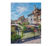 Colmar City Illustrated Jigsaw Puzzle for Adults, 500 PCS