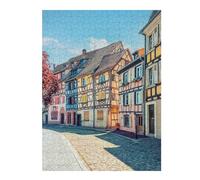 Colmar Street Vivid Jigsaw Puzzle for Adults, 500 PCS