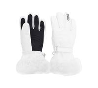 Colmar - Waterproof Ski gloves - Ladies Gloves Fur White for Women in Leather - Size M White M