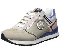 COLMAR Women's Travis Sport Multiple Sneaker, Warm Grey Blush Pink, 3.5 UK