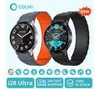 COLMI i28 Ultra AI Smartwatch AMOLED Display, Built-in AI Da-GPT, Muslim Prayer, Bluetooth Call Watch, Smart Watch For Men Women Gold Magnetic