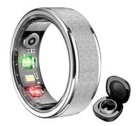 COLMI R10 Smart Ring, Smart Health Ring for Women, Features Heart Rate, Blood Oxygen, Sleep Monitoring, Pedometer, and Fitness Tracker. (Silver, 7#)