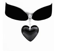 colobublie Y2k Dripping Blood Heart Choker Necklace Gothic Punk Vampire Black Red Bleeding Puffy Hearts Velvet Necklace for Women Goth Halloween Party Cosplay Costume Fashion Jewelry Gifts, M, Acrylic