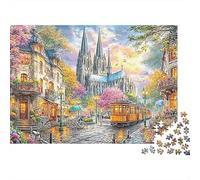 Cologne Cathedral Challenging Puzzles1000 Piece Puzzle Classic Educational Games Beautiful DecorationCosmic Creature PuzzleEducational Game100% Recvcled Cardboard70x50cm/1000pcs