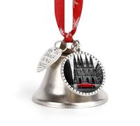 Cologne Cathedral Famous City Christmas Jingle Bells Tree Hanging Ornament Xmas Bell Pendant Party Festival Decor Love Bell