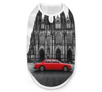 Cologne Cathedral Famous City Dog Shirts Patterned Pet Clothes Tank Top Sleeveless T-Shirt for Cats Puppy M