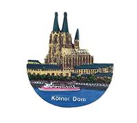 Cologne Cathedral Germany 3D Fridge Magnet Tourist Souvenir Gift Collection Home & kitchen Decoration Magnetic Sticker Cologne Church Germany Refrigerator Magnet