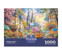 Cologne Cathedral Jigsaw Puzzle Collectors, European City Eco-Friendly Paper, Ultra Difficult Puzzle, Office Break Puzzle, 70x50cm/1000pcs