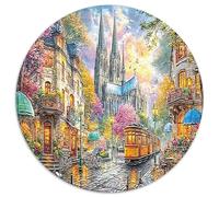 Cologne Cathedral Jigsaws Puzzles for Adults & Kids Age 12 Years Up 1000 Piece Medieval Classical Architecture Puzzles Home Decoration Challenging Games Great Gift 1000pcs (67.5x67.5cm)