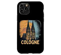 Cologne Cathedral Vintage Silhouette Köln German Skyline Case for iPhone 11 Pro