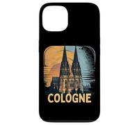 Cologne Cathedral Vintage Silhouette Köln German Skyline Case for iPhone 13