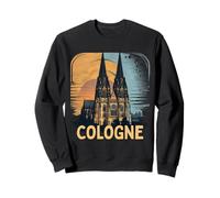 Cologne Cathedral Vintage Silhouette Köln German Skyline Sweatshirt