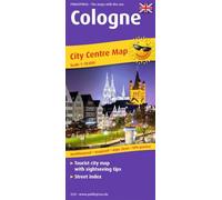 Cologne City Centre Map (engl) 1:18 000: Tourist City Centre map with sightseeing tips and Street index