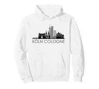 Cologne City Cologne Cathedral City Cologne Skyline Silhouette Cologne Pullover Hoodie