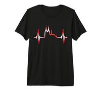Cologne Skyline Heartbeat Germany Köln Cologne Cathedral Premium T-Shirt