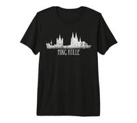 Cologne Skyline Ming Kölle My Cologne Cathedral Lover Köln Premium T-Shirt
