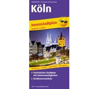 Cologne: Touristischer Innenstadtplan mit Sehenswürdigkeiten und Straßenverzeichnis
