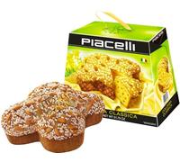 Colomba Classica Italian Easter Cake 900g - PIACELLI Traditional Sweet Yeast Bread with Icing & Candied Orange Peel - Authentic Dove Shaped Easter Cake - Gift Box with Carry Handle