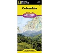 Colombia Adventure Map by National Geographic - Waterproof Travel Map with Roads, National Parks & Cities - Foldable Map for Bogotá, Medellín, ... Adventure Travel Map South American)