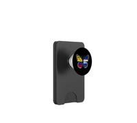 Colombia and Honduras Mix Butterfly Half Colombian Honduran PopSockets PopWallet for MagSafe