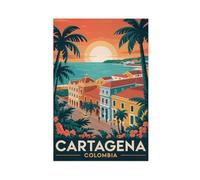 Colombia_ Cartagena Canvas Poster Bedroom Decor Landscape Office Room Decor Gift 08x12inch(20x30cm)