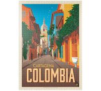 Colombia: Cartagena, Vintage Poster - Premium 1000 pieces Puzzle - MyPuzzle special collection from Anderson Design Group