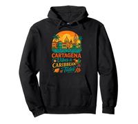 Colombia Flag Cartagena Caribbean Colombian Columbia Flag Pullover Hoodie