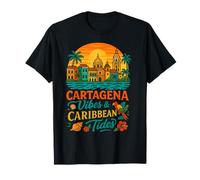 Colombia Flag Cartagena Caribbean Colombian Columbia Flag T-Shirt
