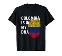 Colombia Flag Colombian DNA Apparel Colombians T-Shirt