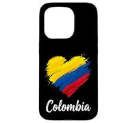 Colombia Flag Heart Case for iPhone 15 Pro