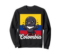 Colombia Flag Kawaii Andean Condor Sweatshirt