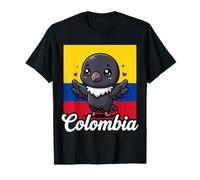 Colombia Flag Kawaii Andean Condor T-Shirt