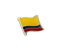 Colombia Flag Pin - Colombian - Flags - Beautiful Finish - Pin - Pin - Badge - South America Pins, One Size, Alloy Steel